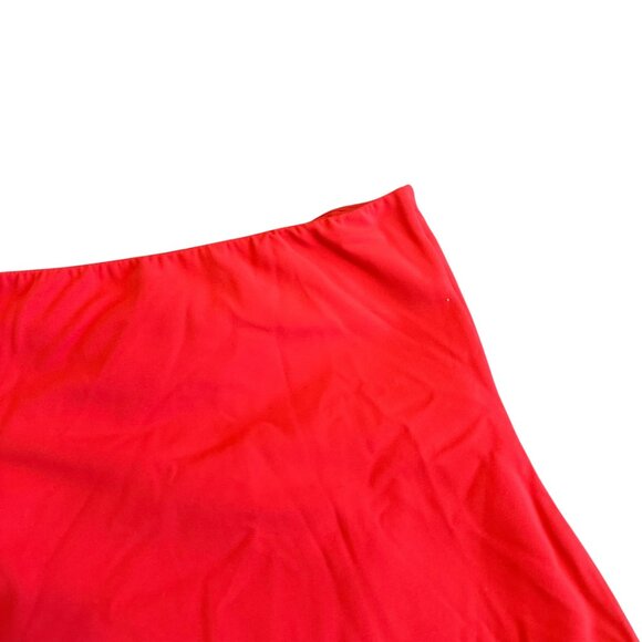 Inlyric Bright Red Strapless Bodysuit Stretch Comfort Layering Size Medium Women - Picture 6 of 10